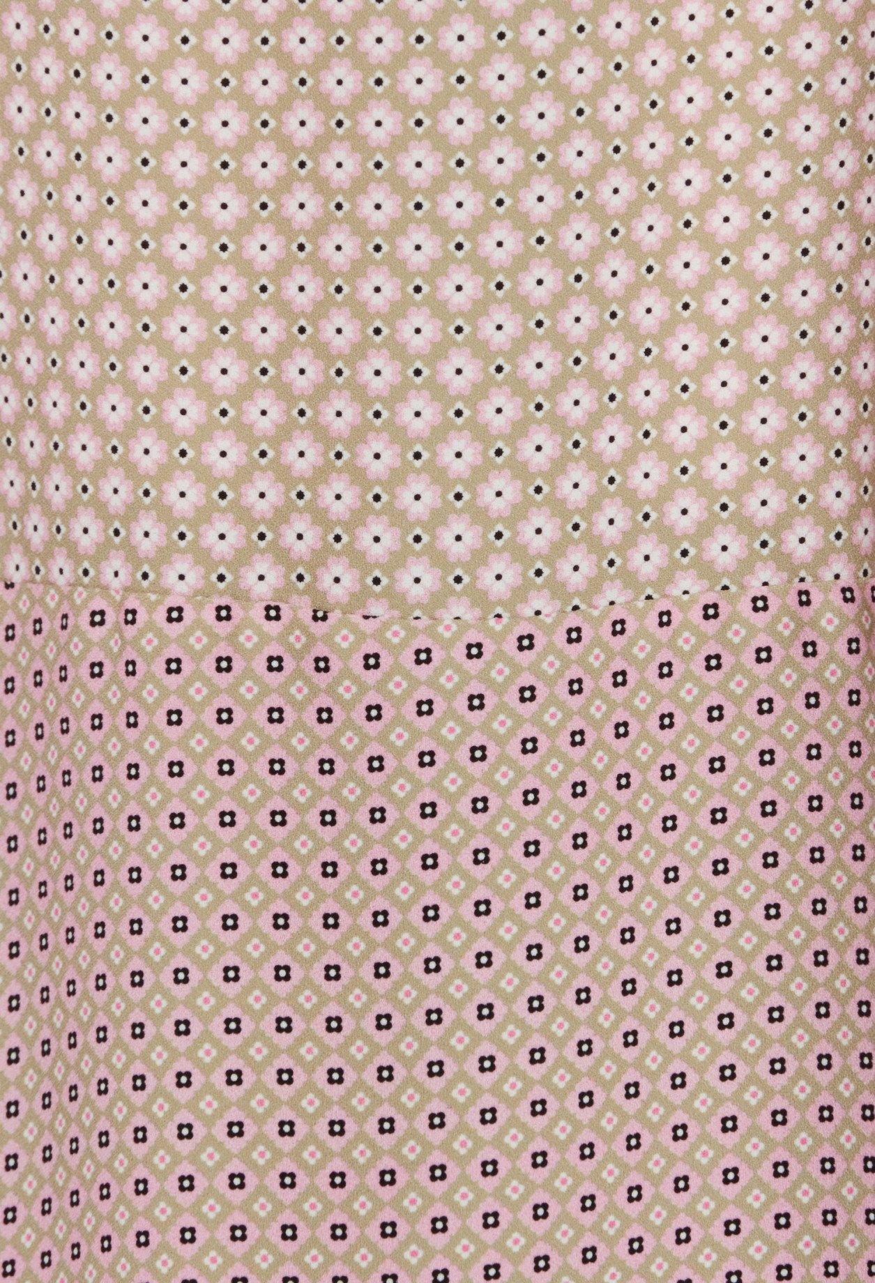 Robe courte imprimee rose