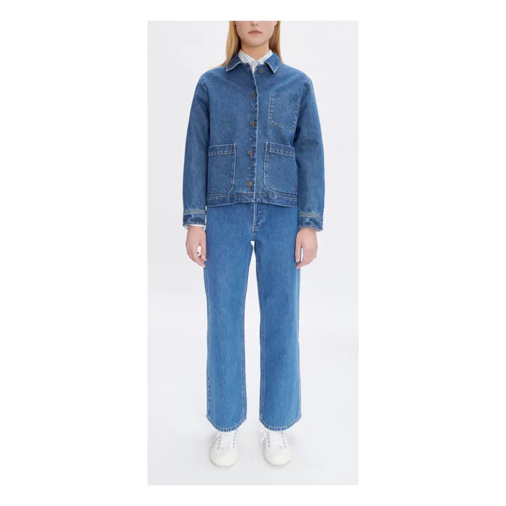 A.P.C. Veste Nikkie Logo | Bleu indigo