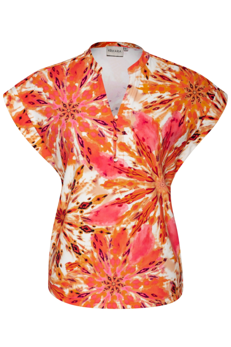 Kimara multi color dames top