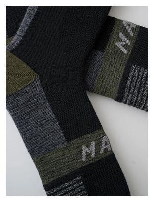 Chaussettes Merino Maap Alt_Road Noir