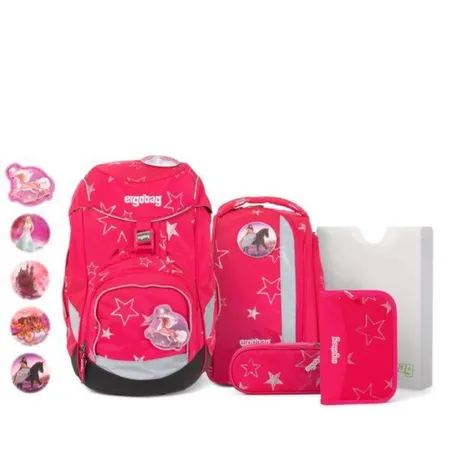 ergobag PACK Schulrucksack-Set CinBärella, 6-teilig