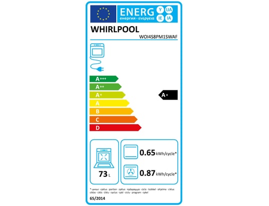WHIRLPOOL - Four encastrable pyrolyse WOI4S8PM1SWAF, 73 litres, 19 modes de cuisson
