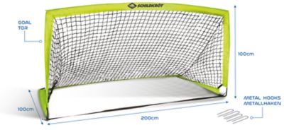 SchildkrötTragbares Fussballtor XL - gelb