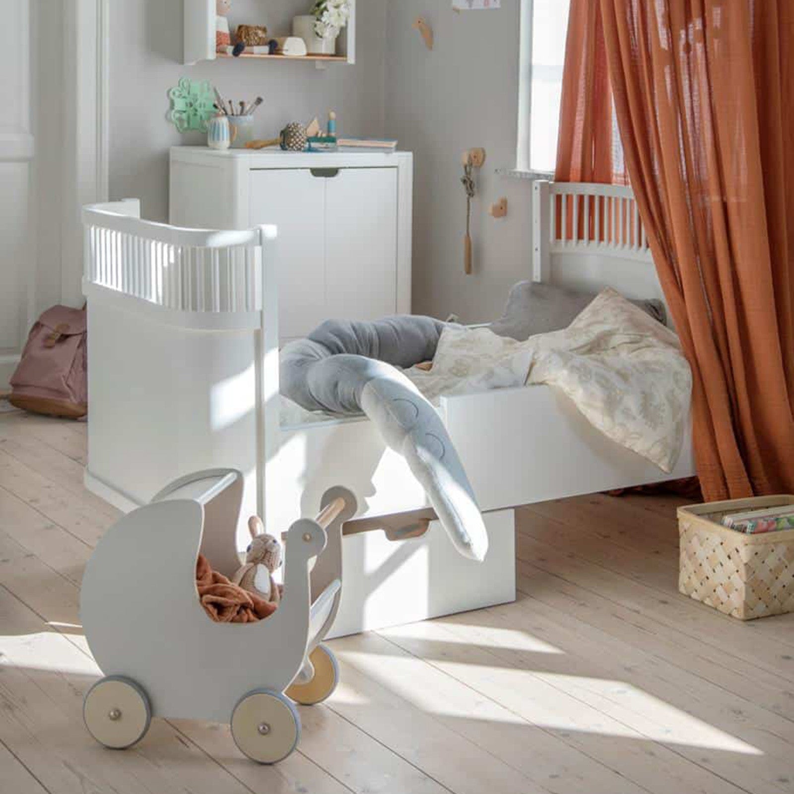 Baby & Juniorbett, classic white
