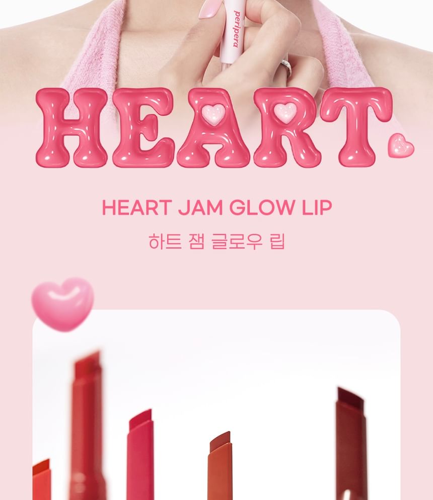 peripera - Heart Jam Glow Lip - 6 kleuren