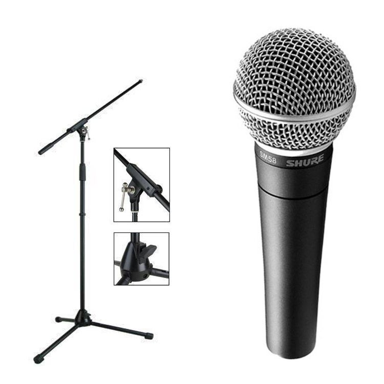 Shure SM 58 microfoon plug and play voordeelpakket