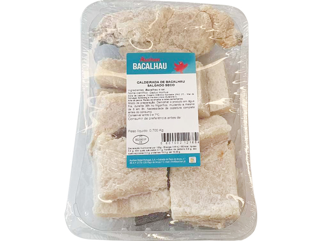 CALDEIRADA BACALHAU AUCHAN 700G
