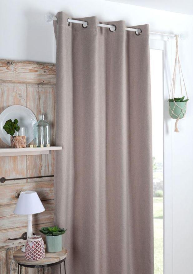 COPENHAGUE OCCULTANT POLAIRE 140X260CM LIN