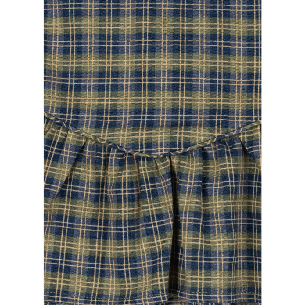 Køb Konges Sløjd Laurel Blue Check Terre Bluse GOTS