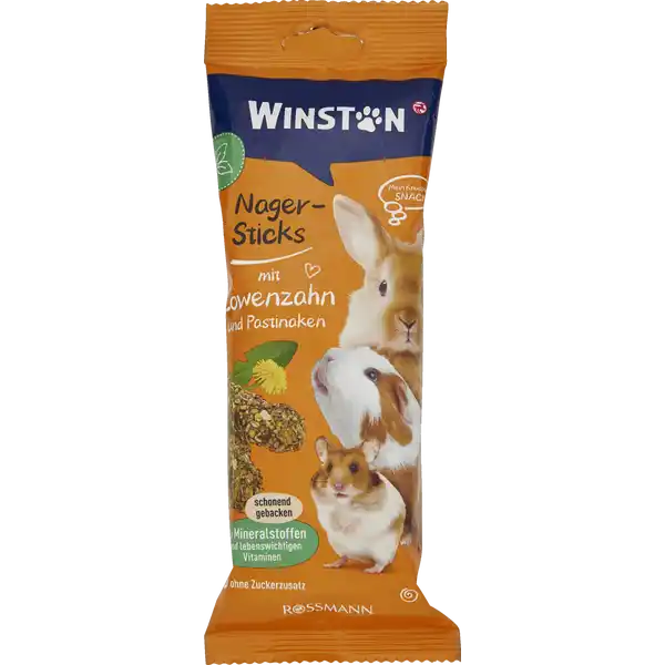 Nager-Sticks mit Löwenzahn und Pastinake