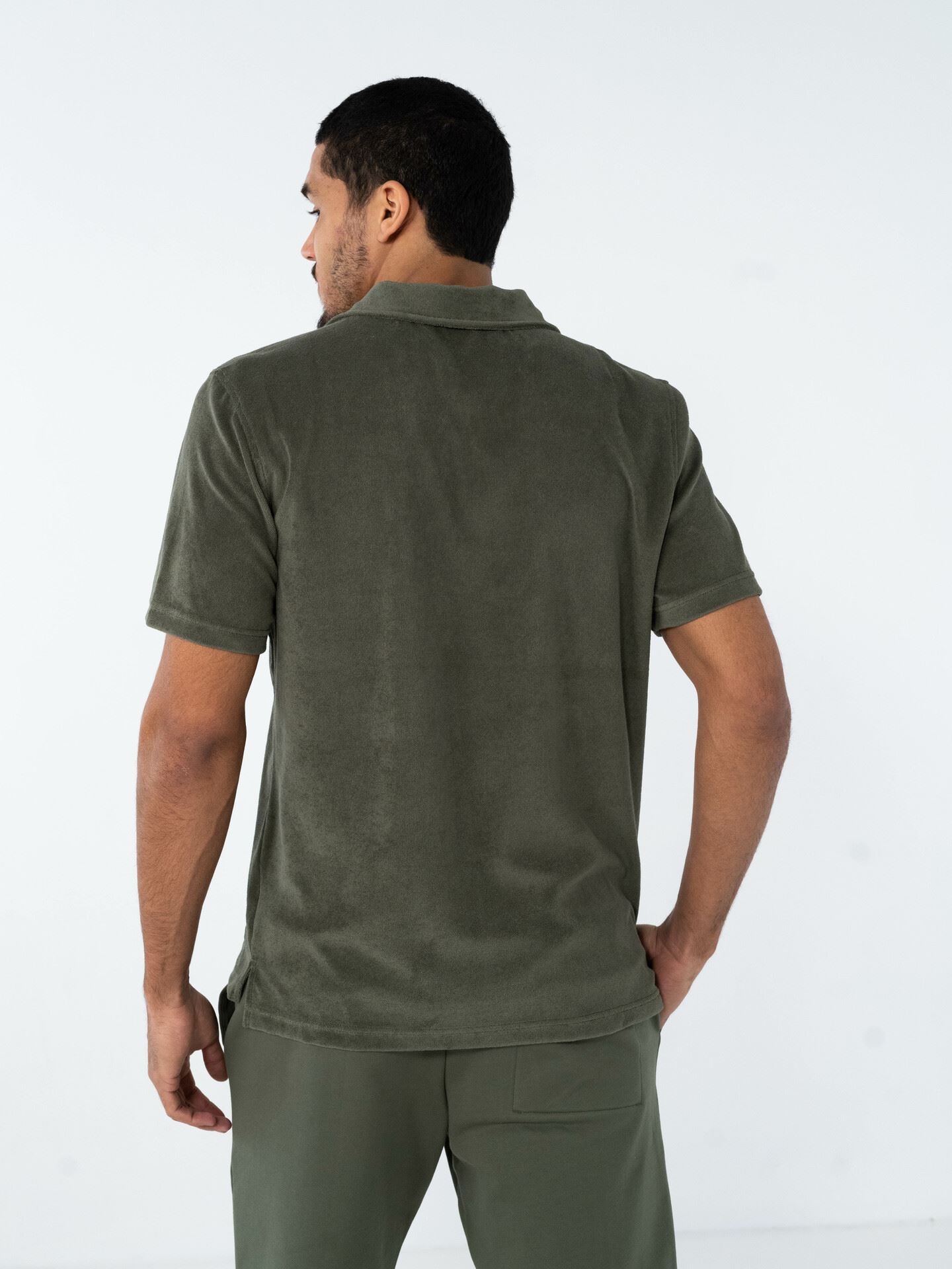 Borg Toweling Polo