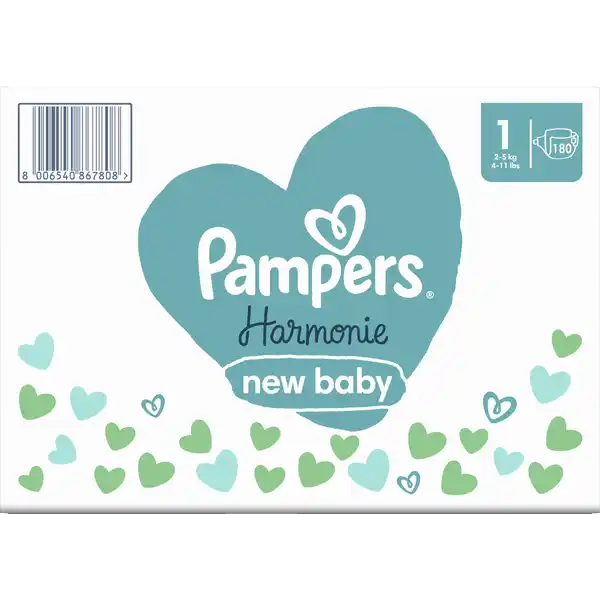 Harmonie Windeln Gr.1 (2-5 kg) Monatsbox