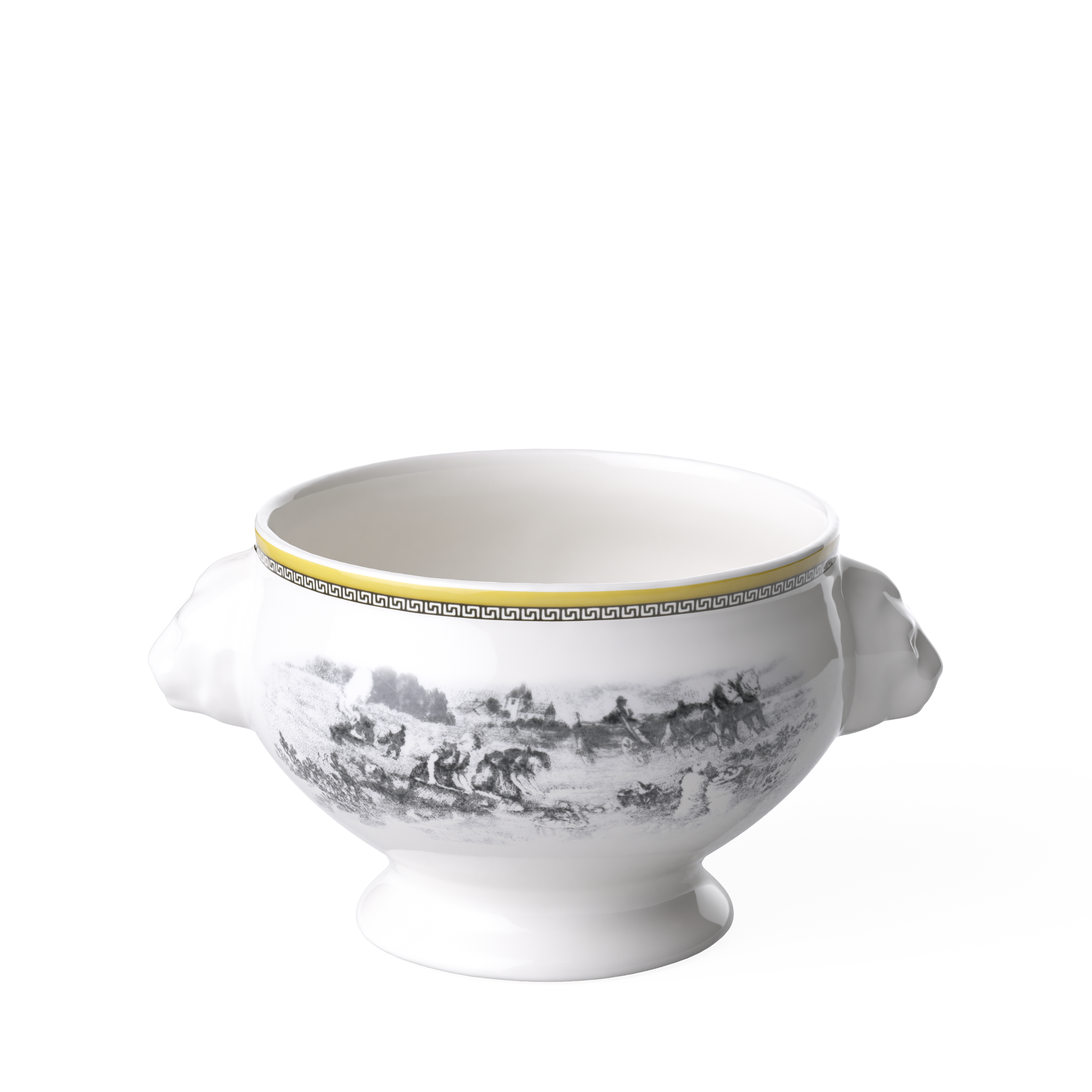 Audun Soup cup Multi-colored, Premium Porcelain