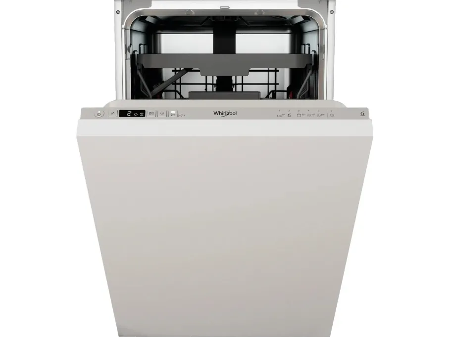 WHIRLPOOL WSIC3M27 - Opvaskemaskine - Sølv