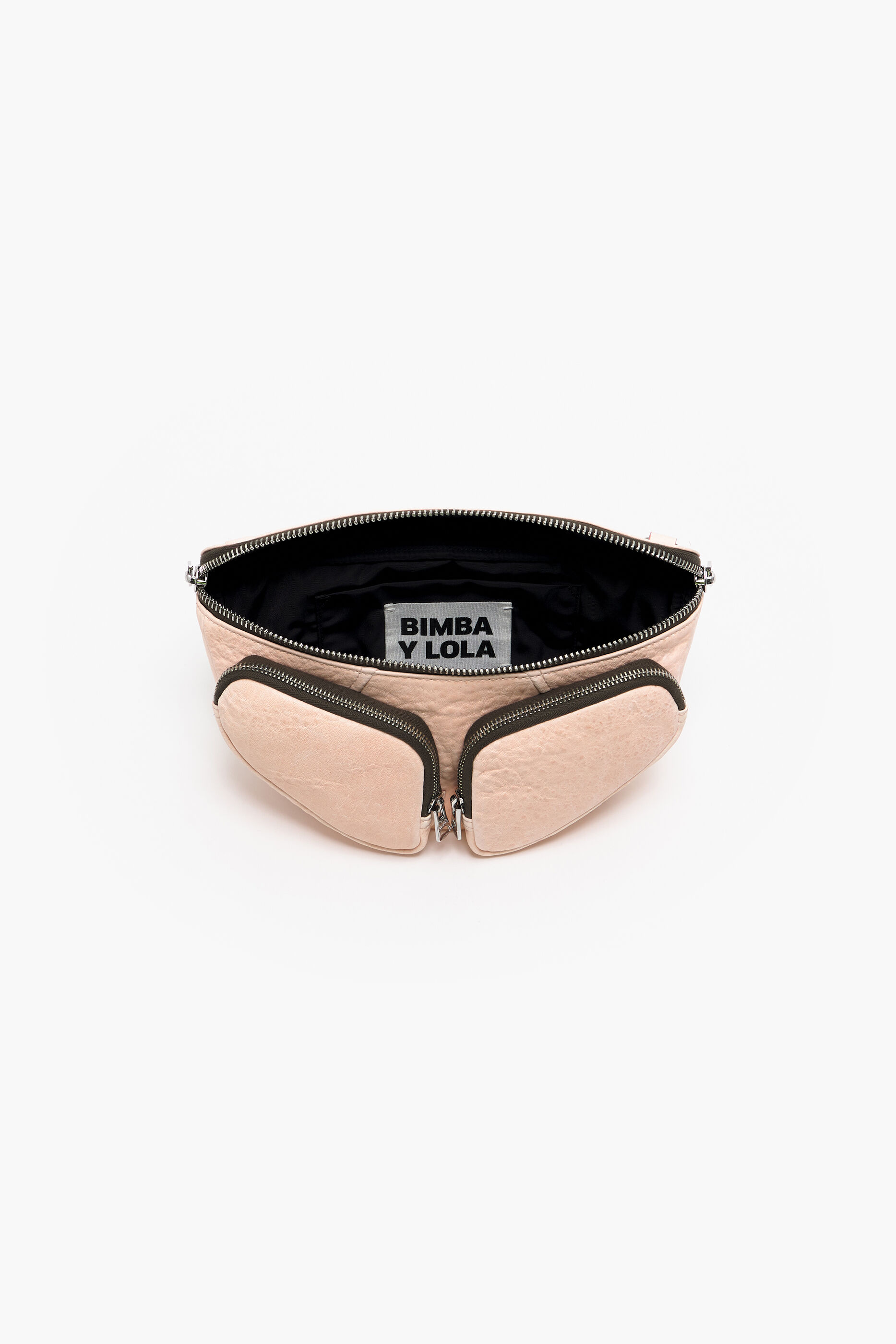 Pochete Pocket S em couro rosa