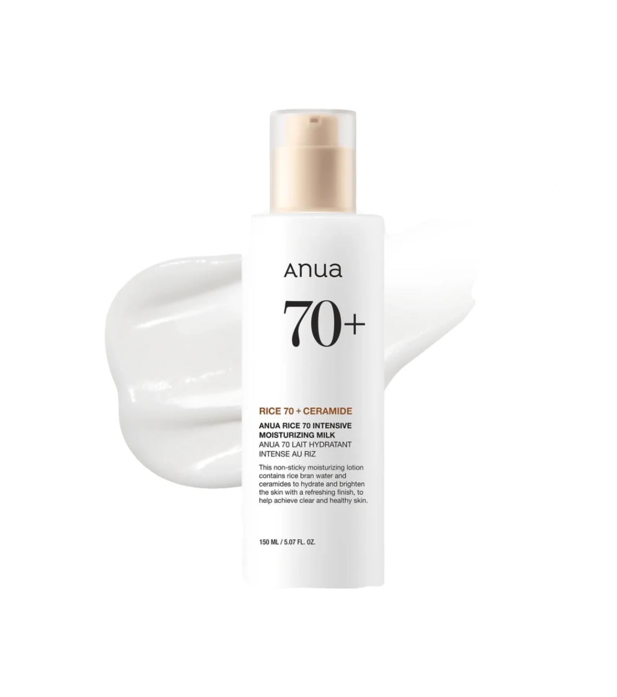 Anua - Leite hidratante Rice 70 + Ceramide