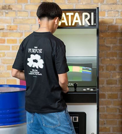 Hound T-shirt - Sort m. Print
