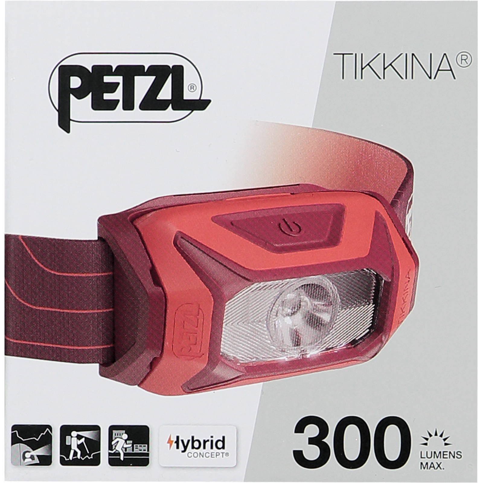 Petzl Tikkina 300 Lumen, rot, OS