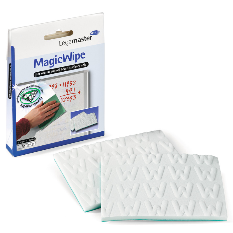 Legamaster Reinigungstücher MagicWipes für Weisswandtafeln, weiss