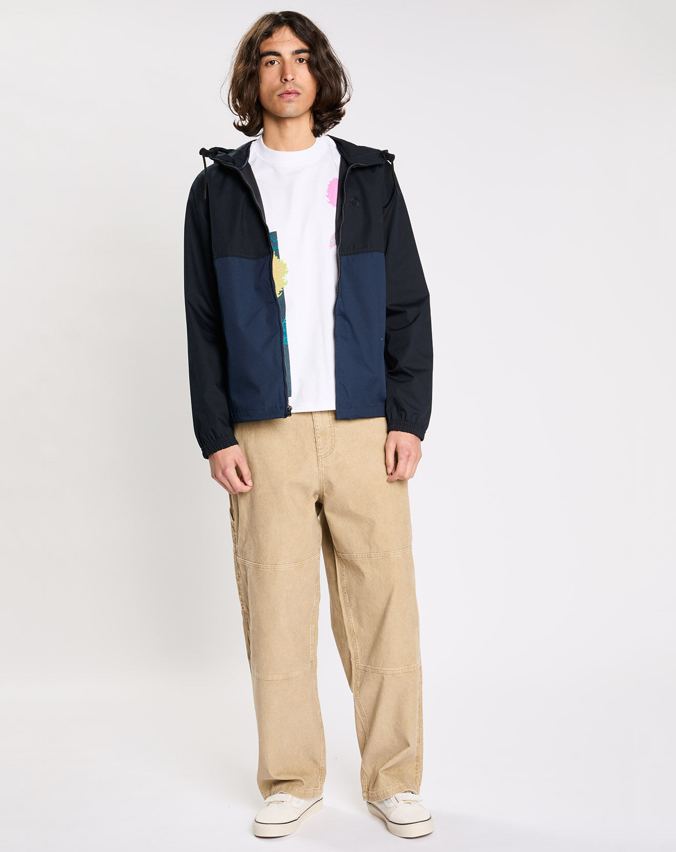 Element Blouson léger Alder bicolore bleu marine/noir