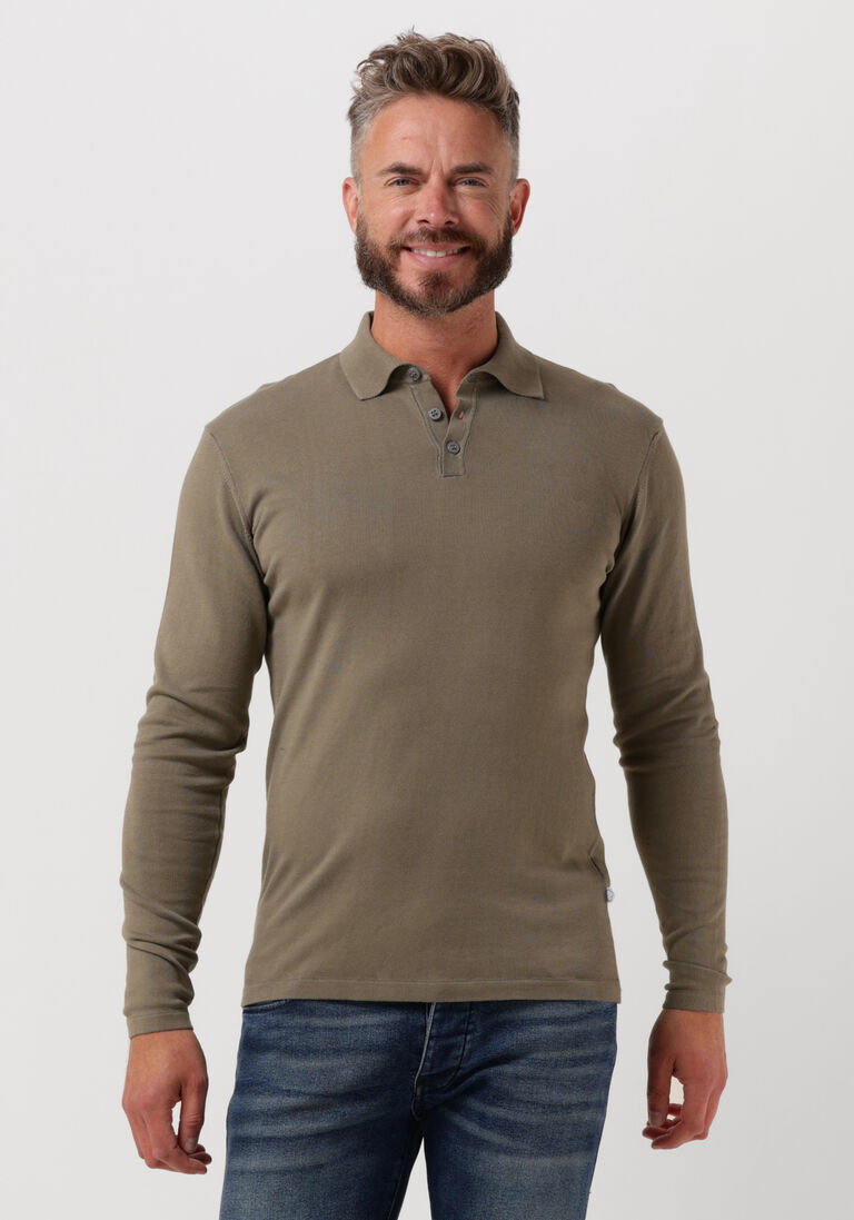THE GOODPEOPLE taupe the goodpeople polo kai
