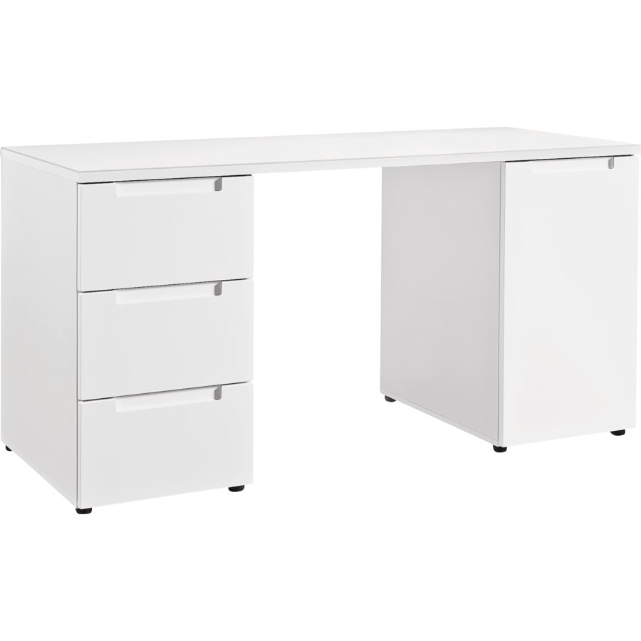 Drehtürenschrank Rasant Dekor weiss 168 x 188 x 52 cm, mit Spiegel