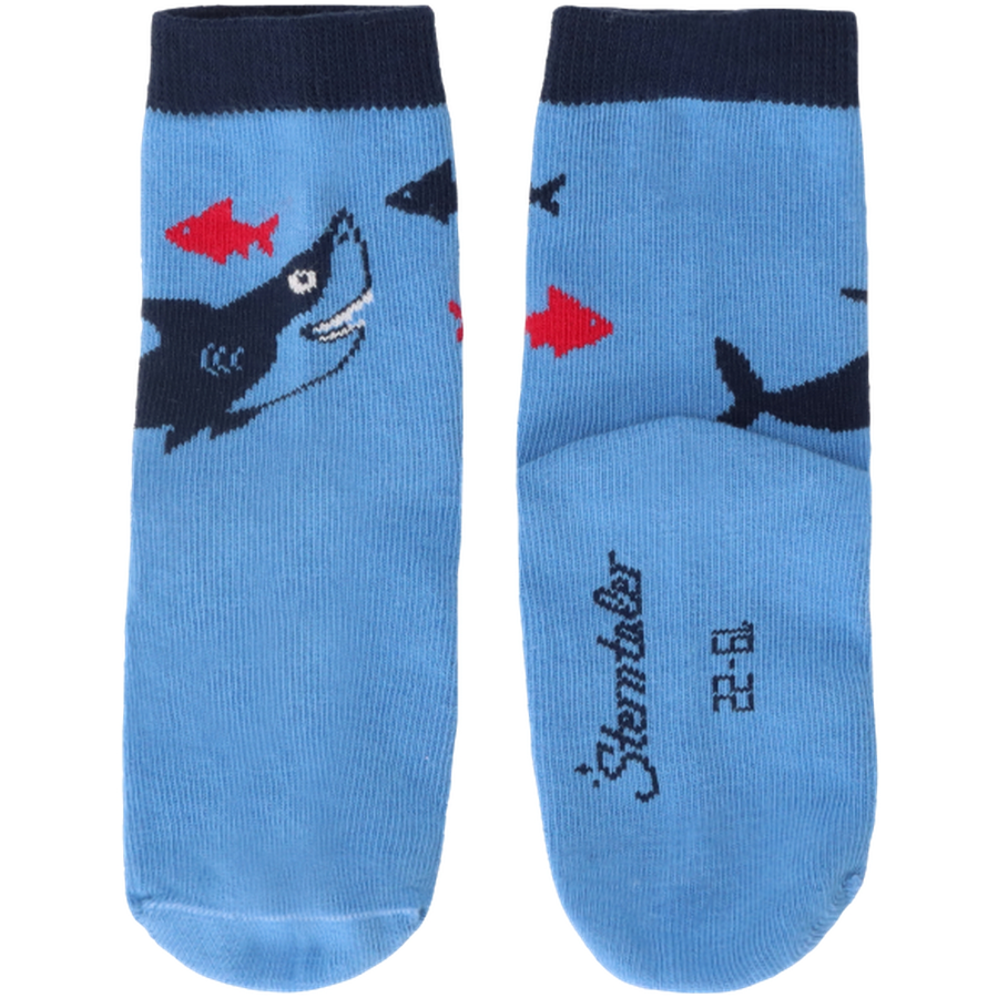 Sterntaler Socken 3er-Pack Fische samtblau