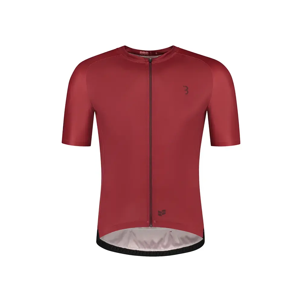 BBB Cycling ComfortFit R s.s. BBW-415 Fietsshirt Korte Mouwen Donkerrood Heren
