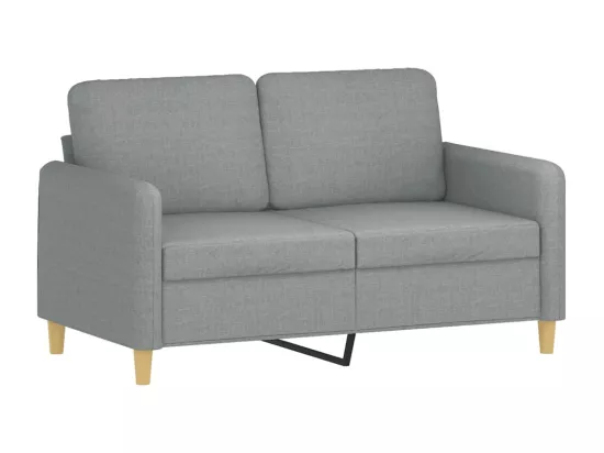 Ensemble de canapés 3 pcs avec coussins Gris clair Tissu