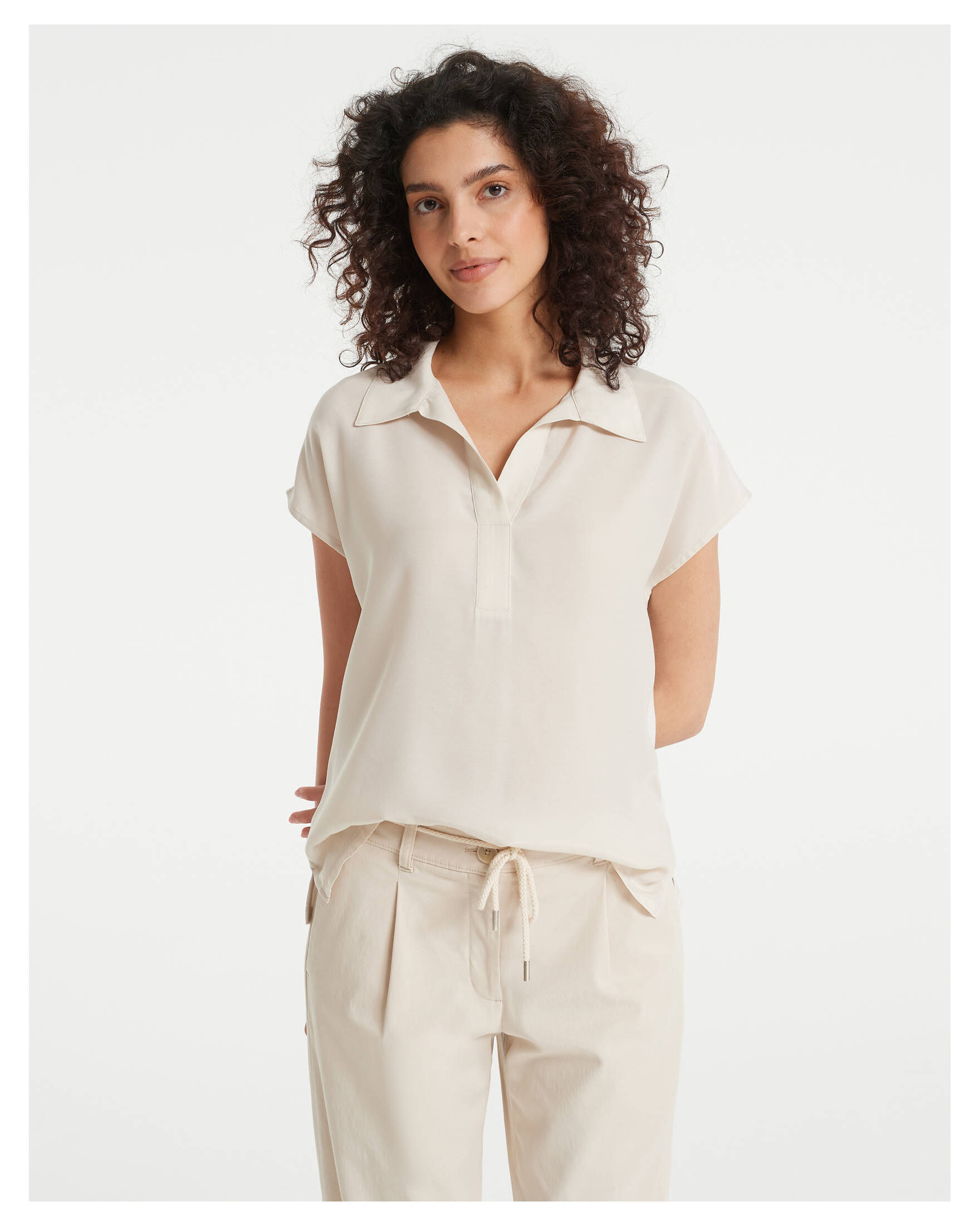 Opus| Damen Bluse SYLVAINO Kurzarm