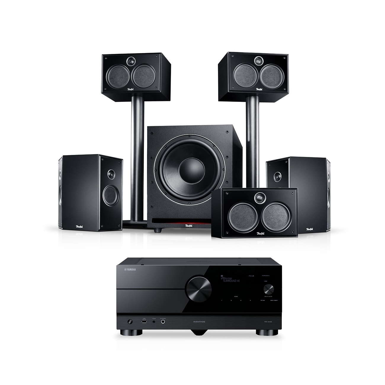 SYSTEM 6 + Yamaha RX-A4A 