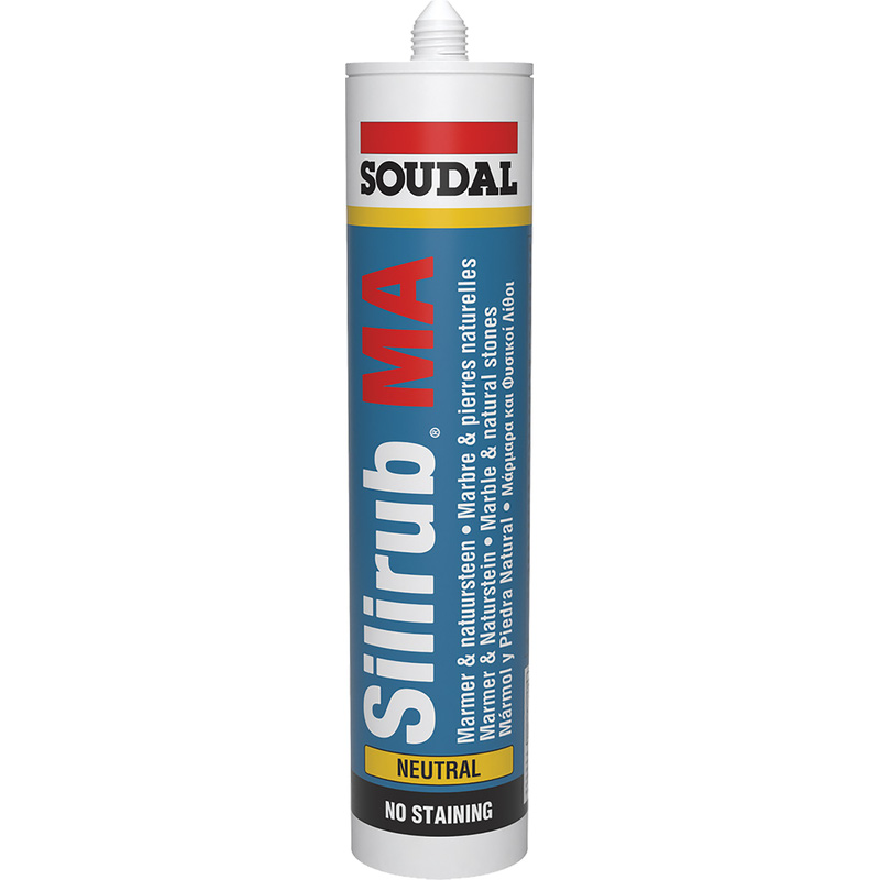Soudal Silirub MA Transparant 300ml