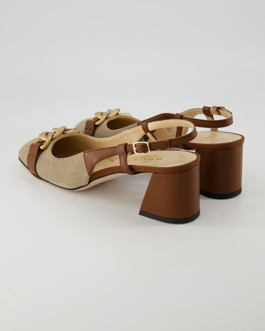 Brunate 51385 Slingpumps in Beige
