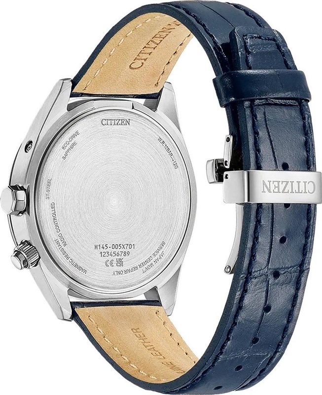 Citizen - CB0270-10A - Horloge - Blauw - Leer - Ø 42 mm