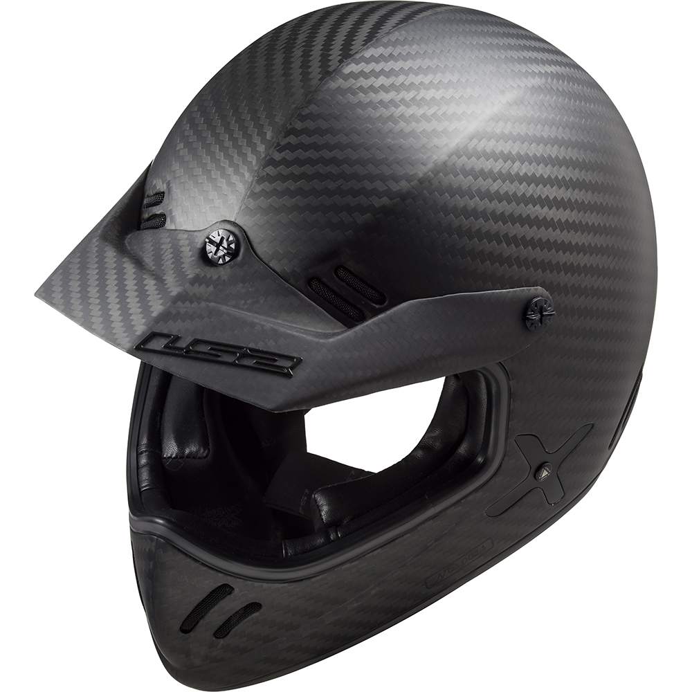 LS2 - Casque MX471 Xtra Solid Noir Mat / Carbone