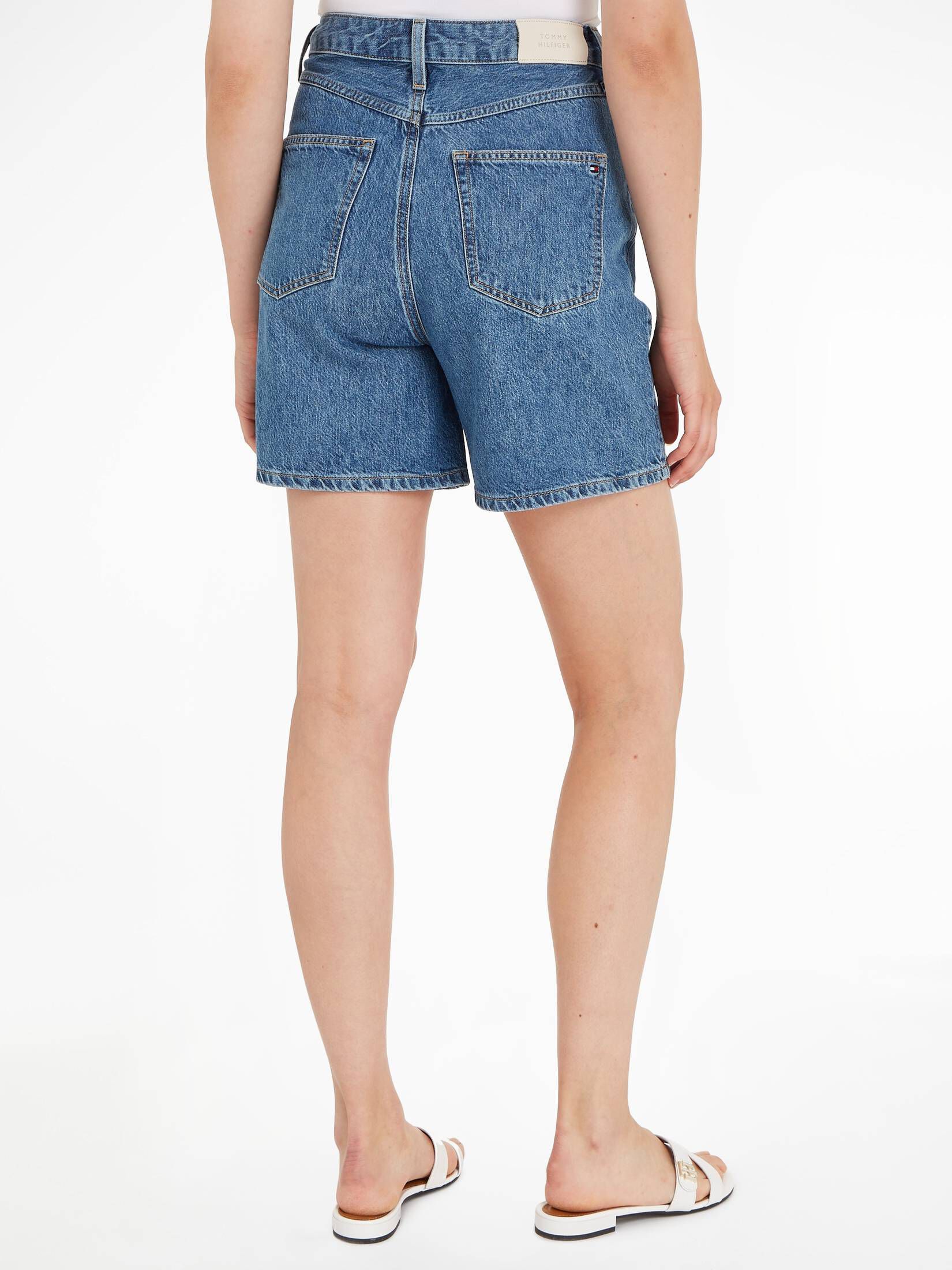 Tommy Hilfiger| Damen Jeansshorts DNM FLARE SHORT HW JUNE