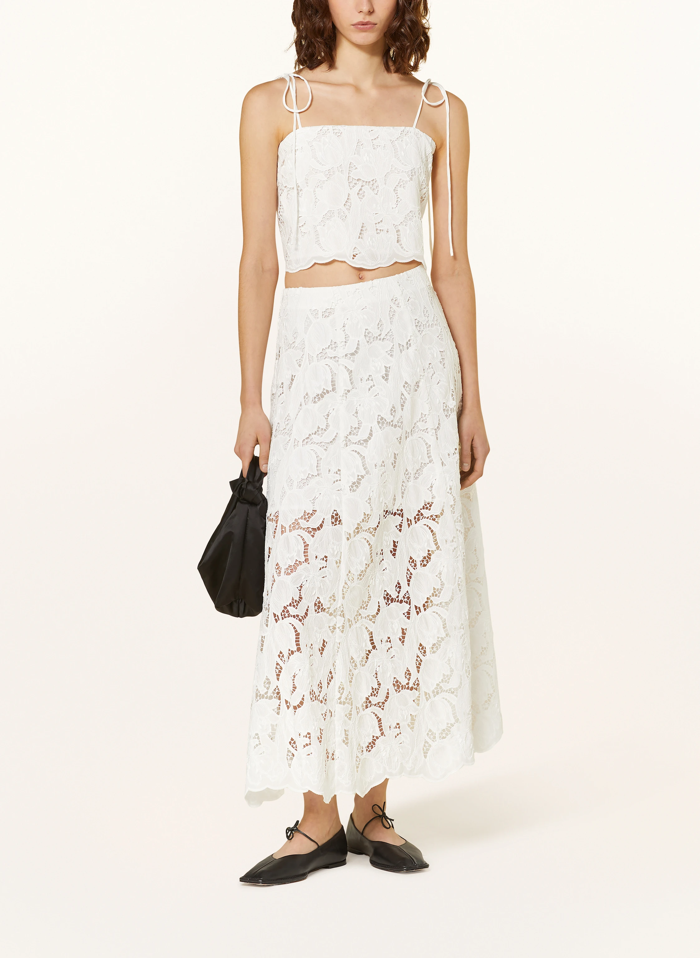 MRS & HUGS Cropped-Top aus Spitze