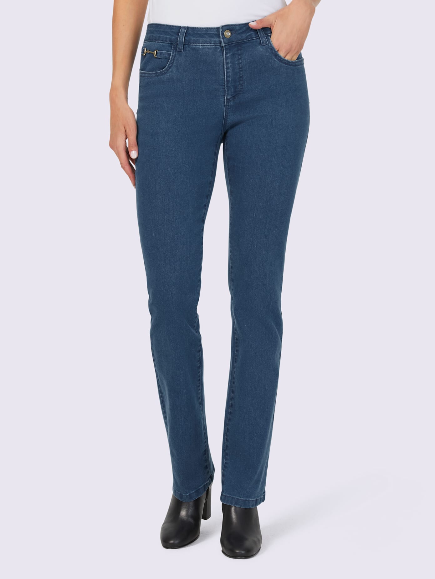 Jean push-up qualité coton doux sur la peau