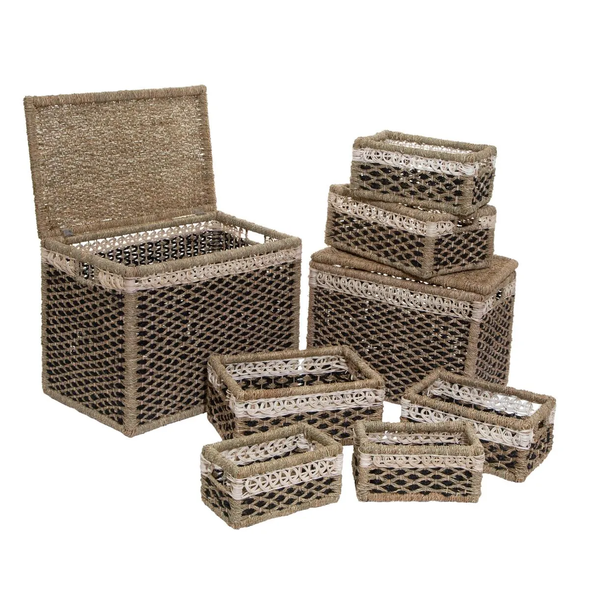 Atmosphera, Createur D'Interieur Atmosphera Panier Rectangulaire - Marron