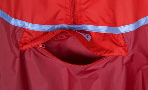 WINDOW 2.1 Unisex-Regenponcho  reddark red  SM