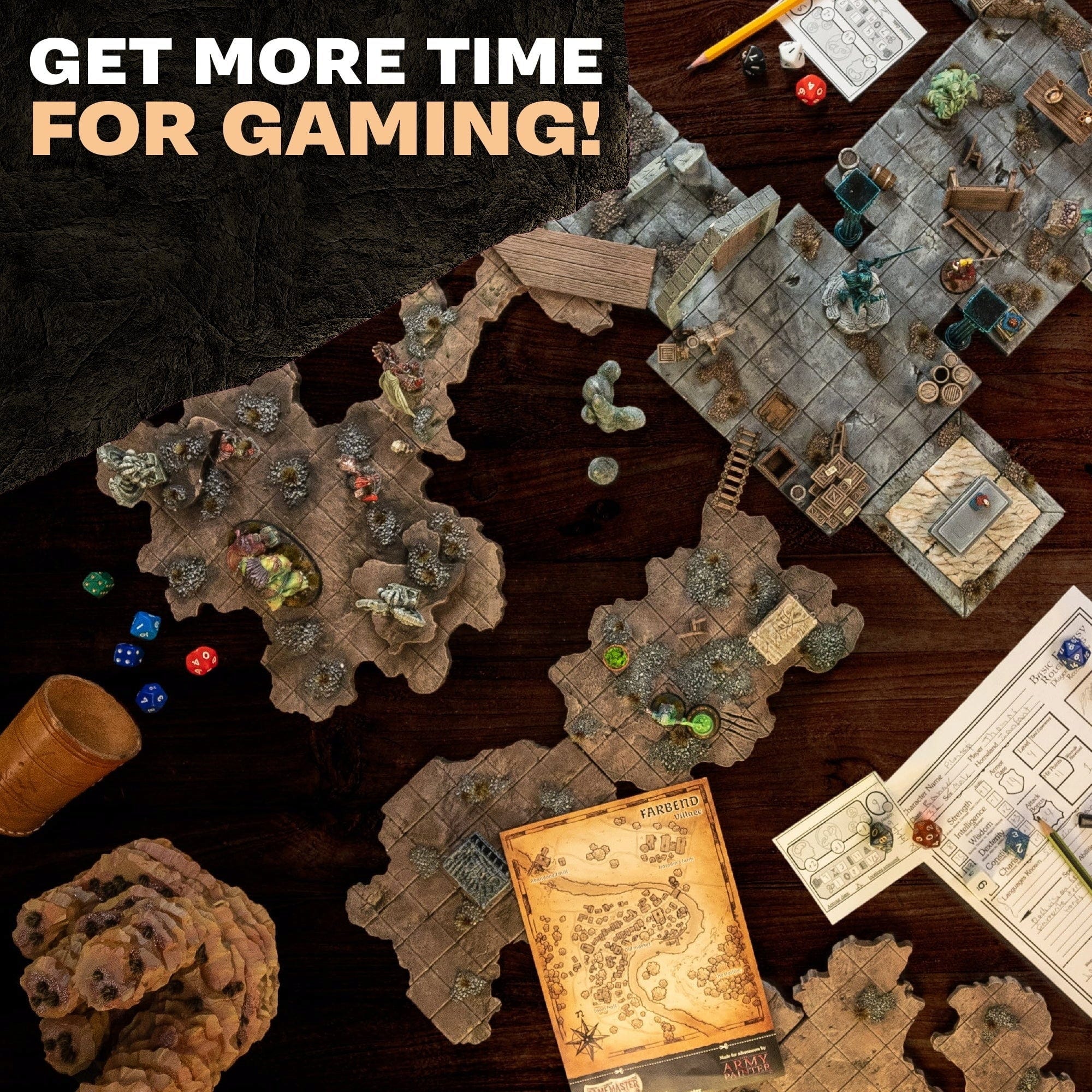 The Army Painter  GameMaster: Wandering Monsters Role-Playing Paint Set    Kreatives Paint Set für Monster-Miniaturen & RPGs