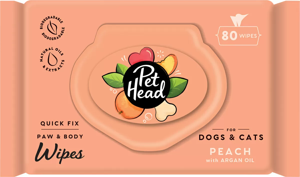 Pet Head Quick Fix Wipes - 80 stk.