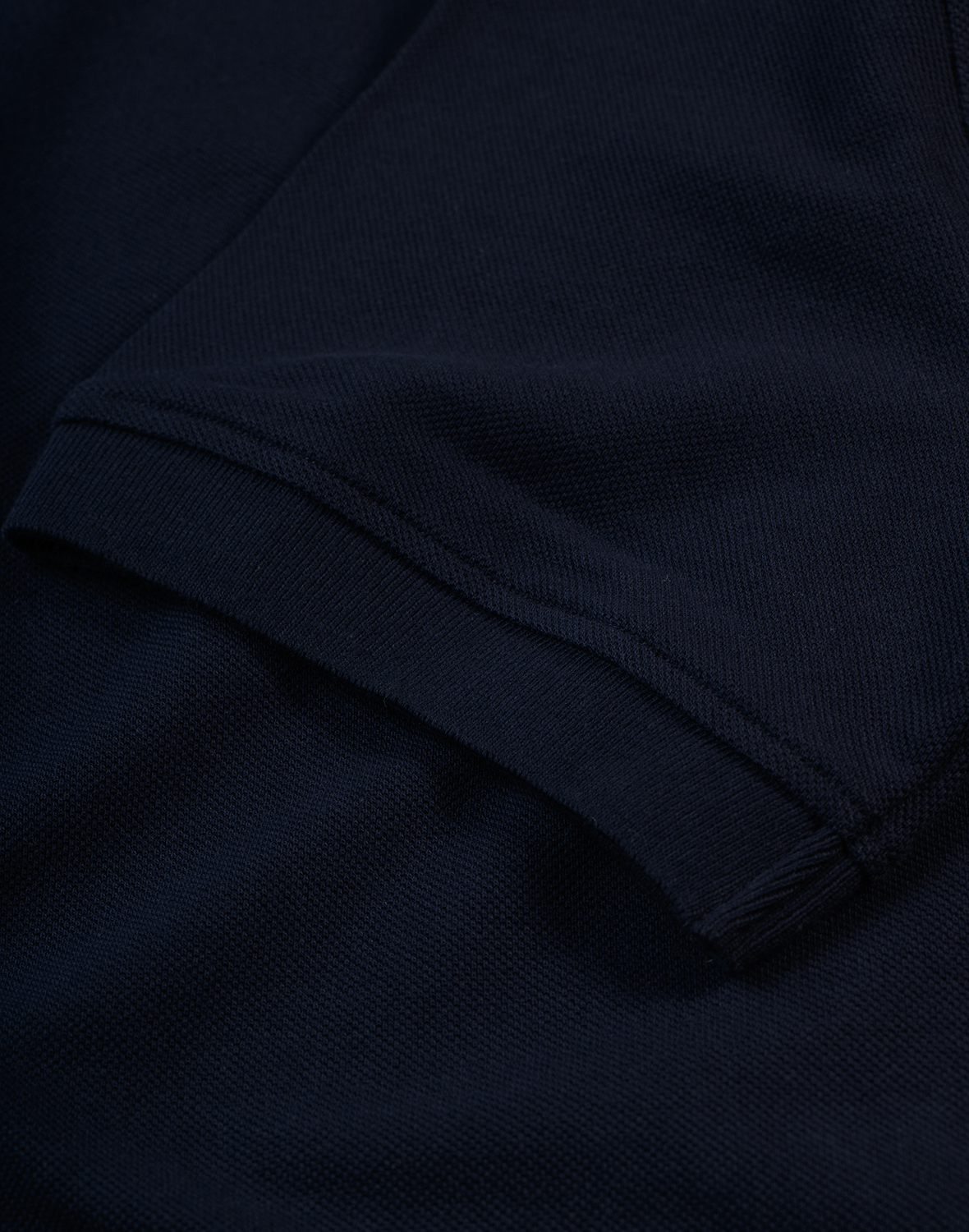 Poloshirt van katoen voor heren in Marineblauw