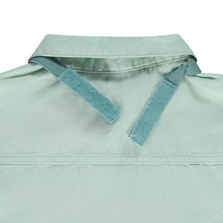 Chemise manches courtes unie avec nœud papillon pour garçon - Vert