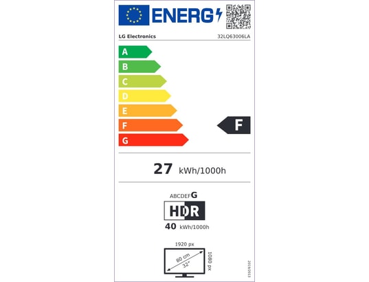 LG - TV LCD 80 cm 32LQ63006LA