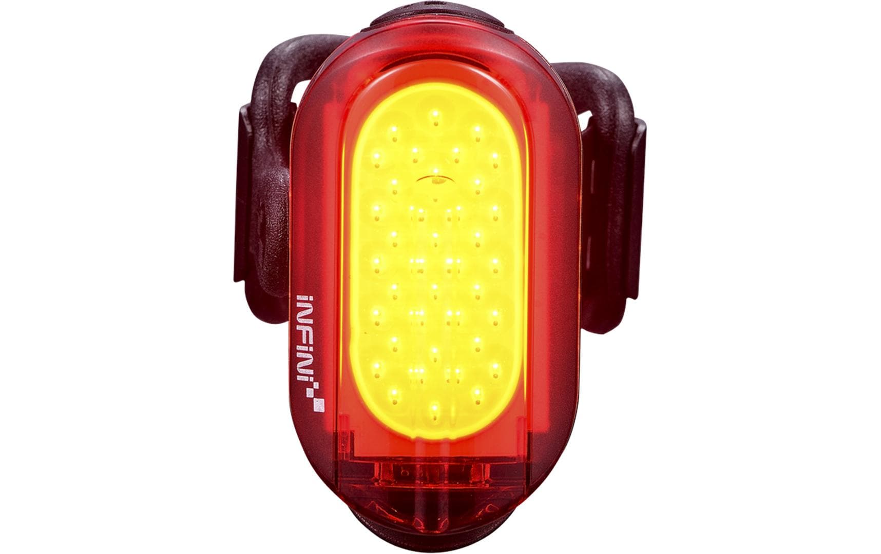 Beleuchtungsset Olley V2, SchwarzWiederaufladbares Fahrradlicht-Set mit 100 / 30 Lumen Leuchtstaerke