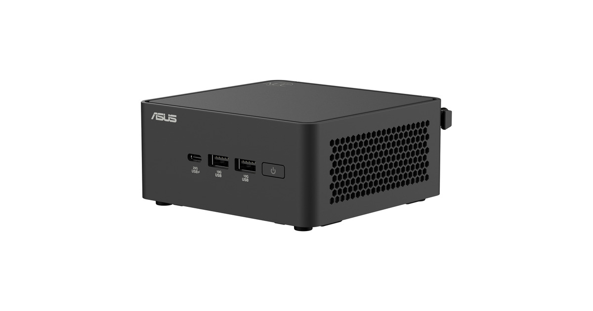 ASUSNUC 15 Pro Tall Kit RNUC15CRHC700002 barebone  (Zwart | Core 7 240H | Intel Graphics)