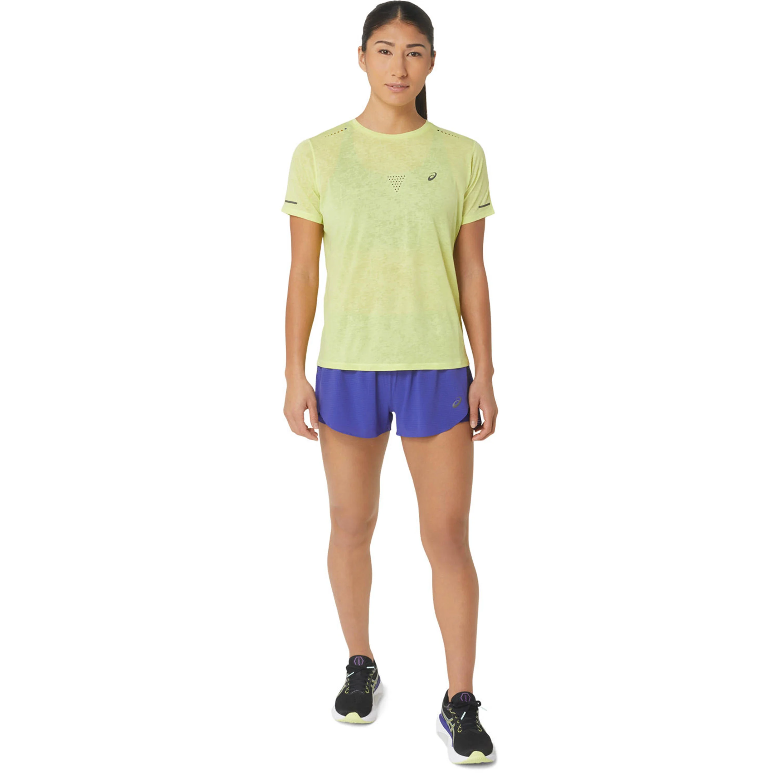 ASICS Metarun Pattern Maillot De Course Femmes - Jaunes Fluo
