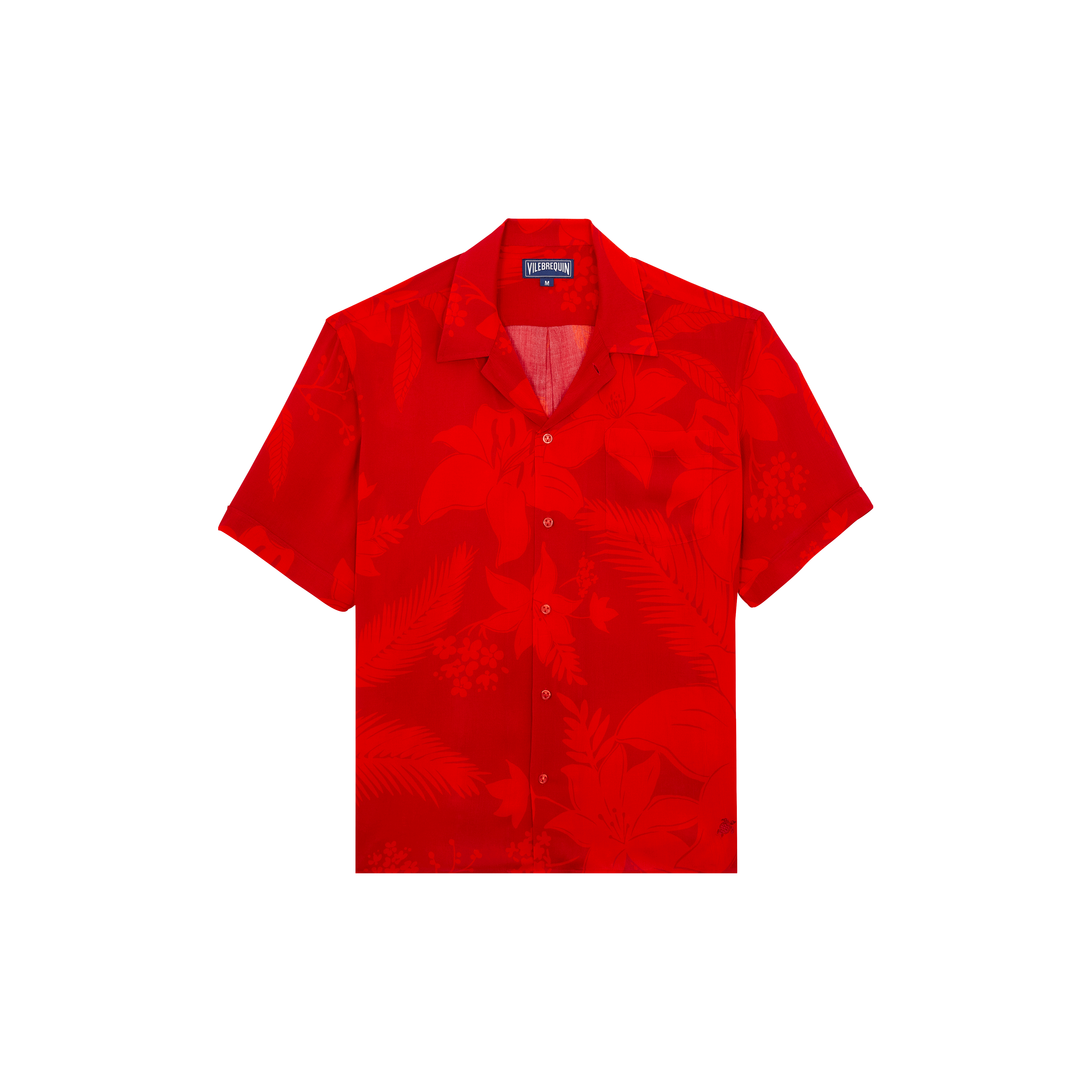 Chemise bowling en viscose homme Flower Power