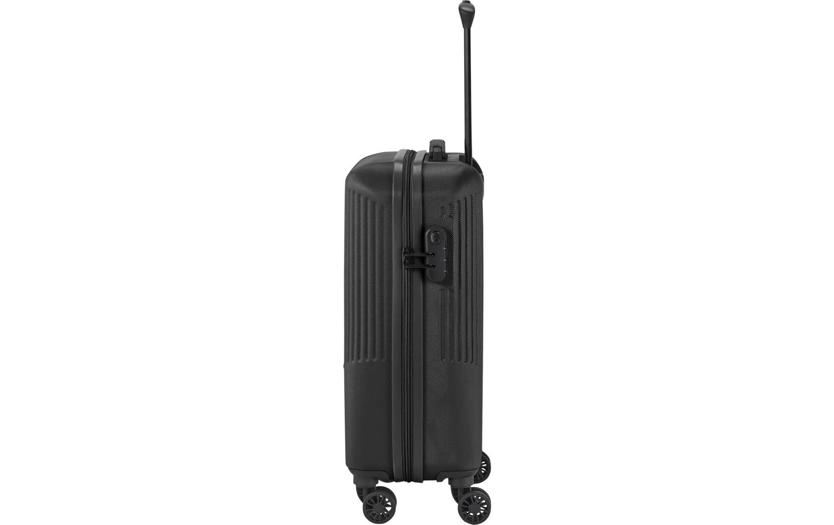 Reisekoffer BALI Trolley S Schwarz4-Rollen Hartschalenkoffer